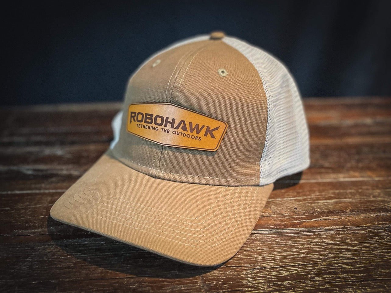 LEATHER PATCH PRAIRIE HAT - Robohawk