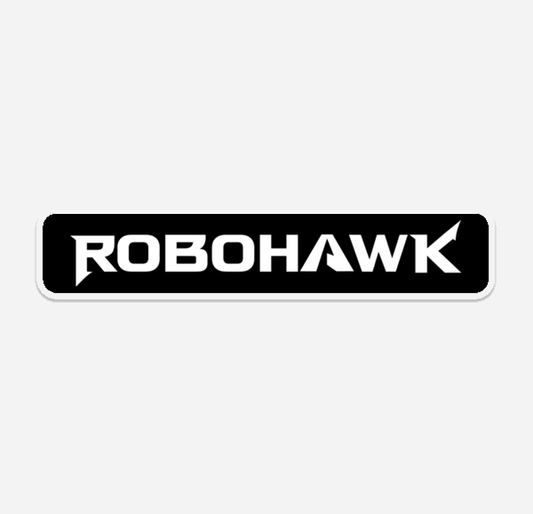 ROBOHAWK BLACK AND WHITE DECAL - Robohawk