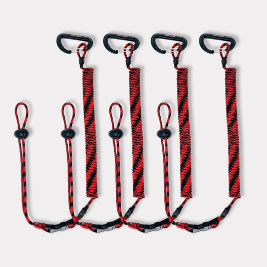 CLUTCH ROD AND PADDLE LEASH | 4 PACK - Robohawk
